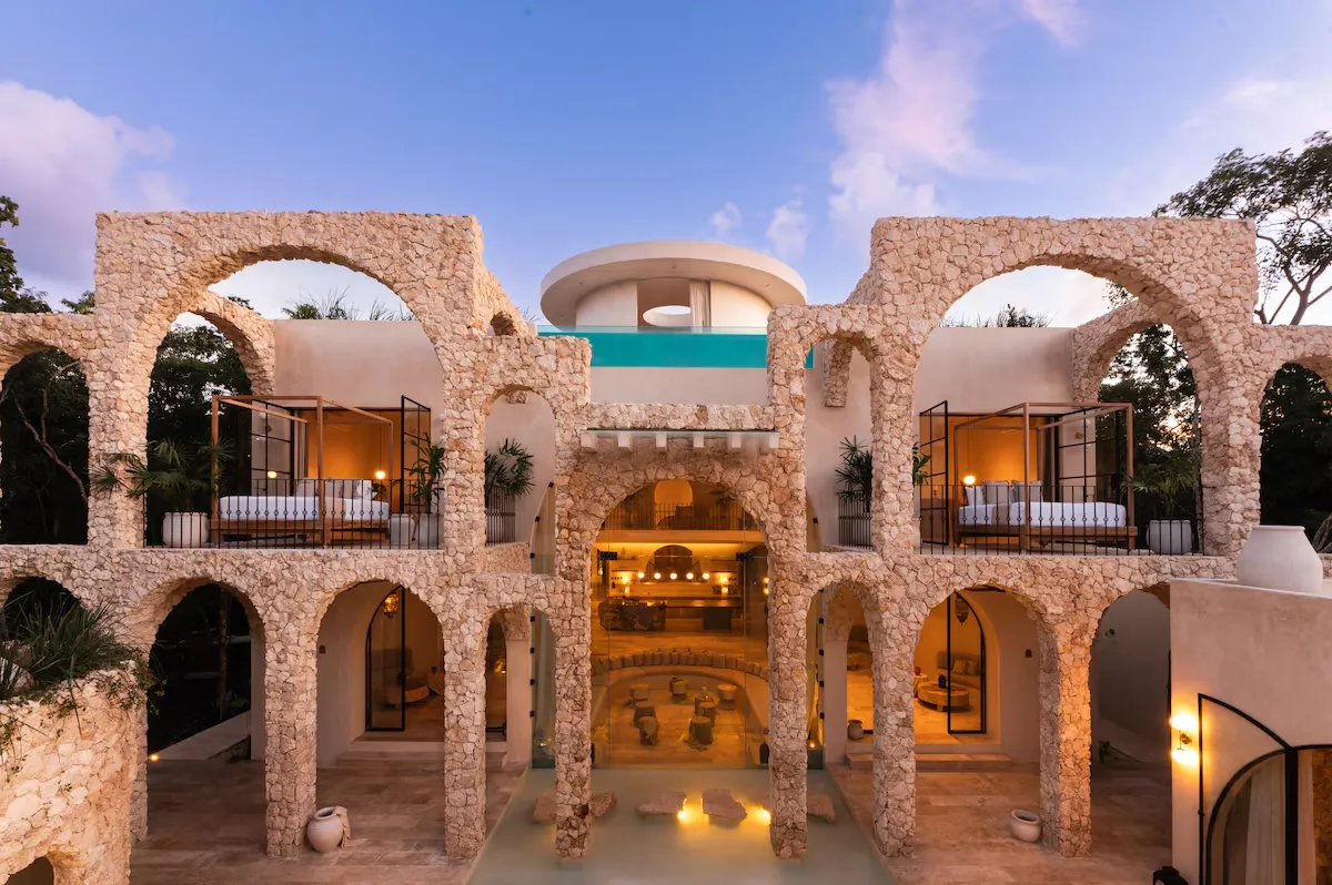 Casa Arka, a staffed rental villa in the Tulum jungle