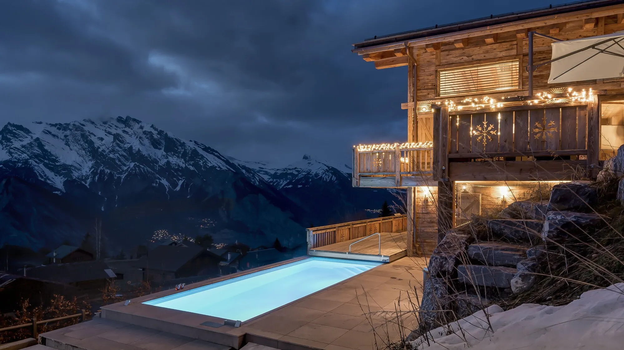 Chalet V, a private chalet in La Tzoumaz, Verbier ski area