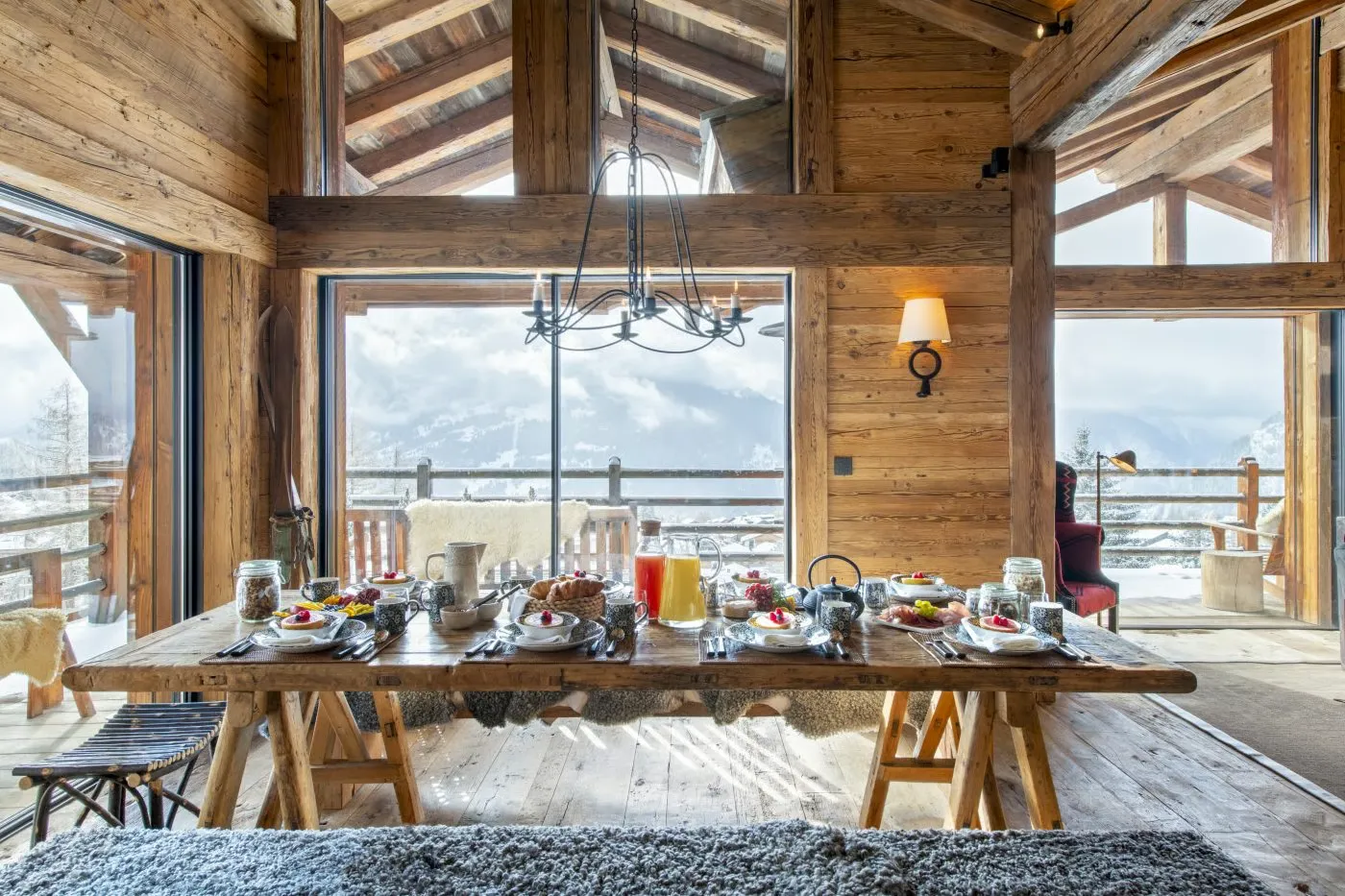 Marmotte Penthouse, a private residence in Le Rouge, Verbier