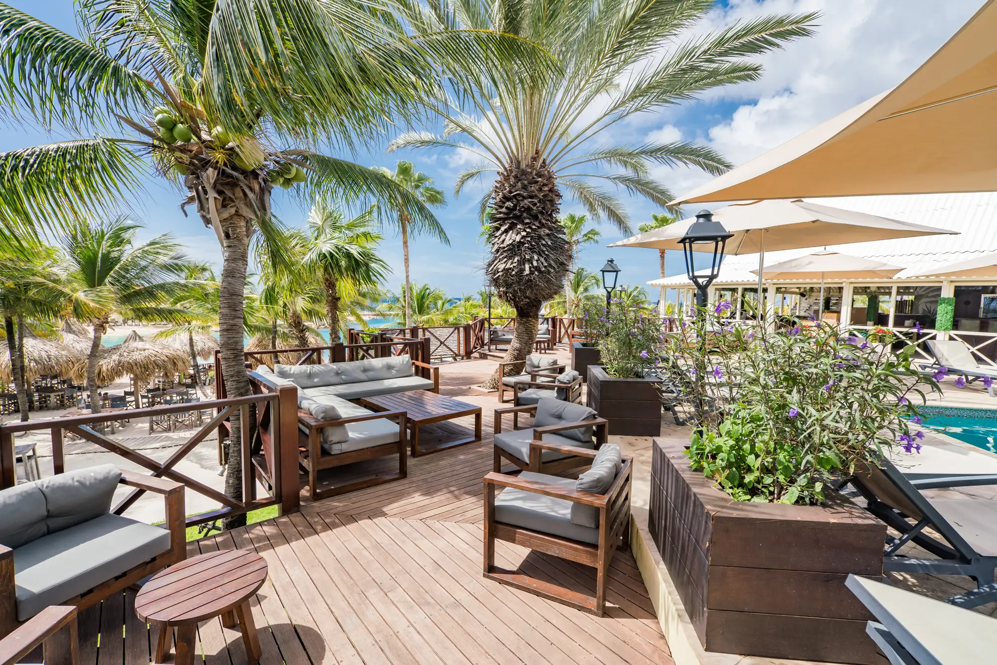 A restaurant terrace at Punta Mita on Mexico's Riviera Nayarit