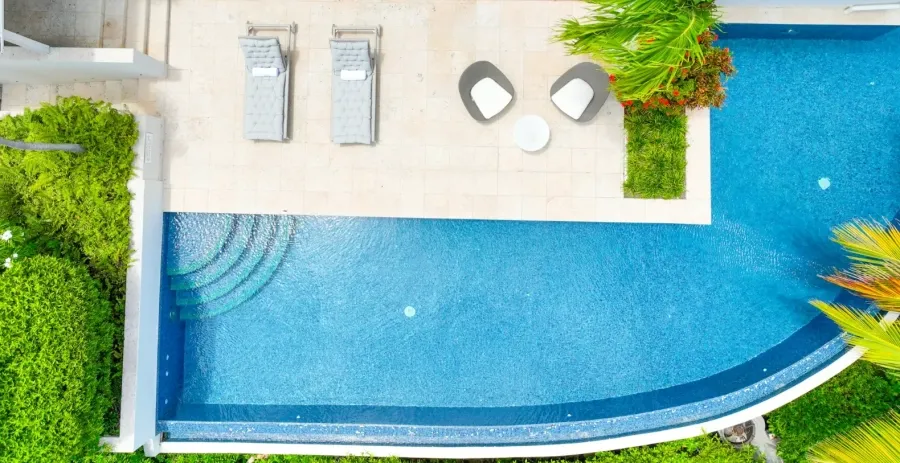 Sea Breeze, an oceanfront rental villa on Jumby Bay Island, Antigua