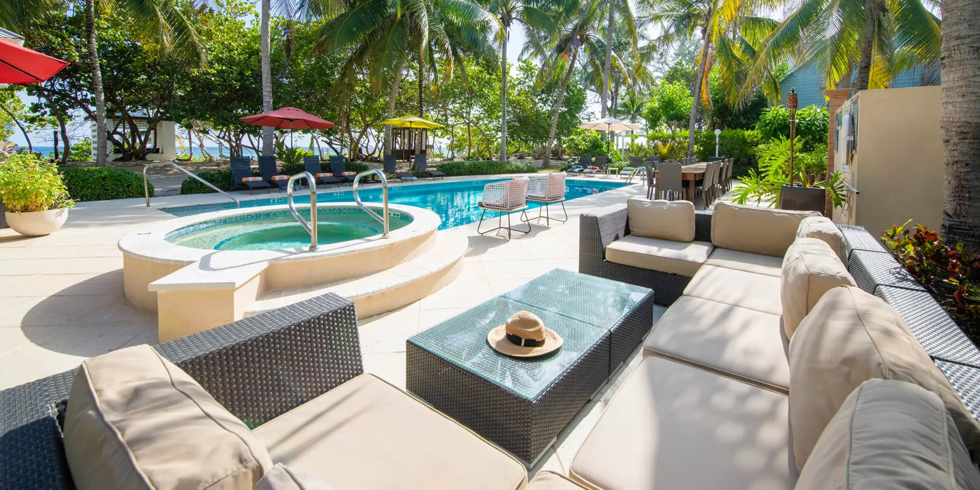Sea Orchard Retreat, oceanfront rental cottages in West Bay, Grand Cayman