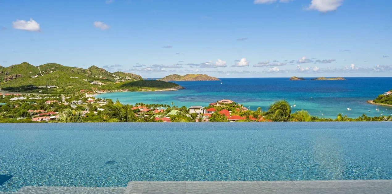Villa Neo, a beachfront rental villa on St Jean Beach, St Barts